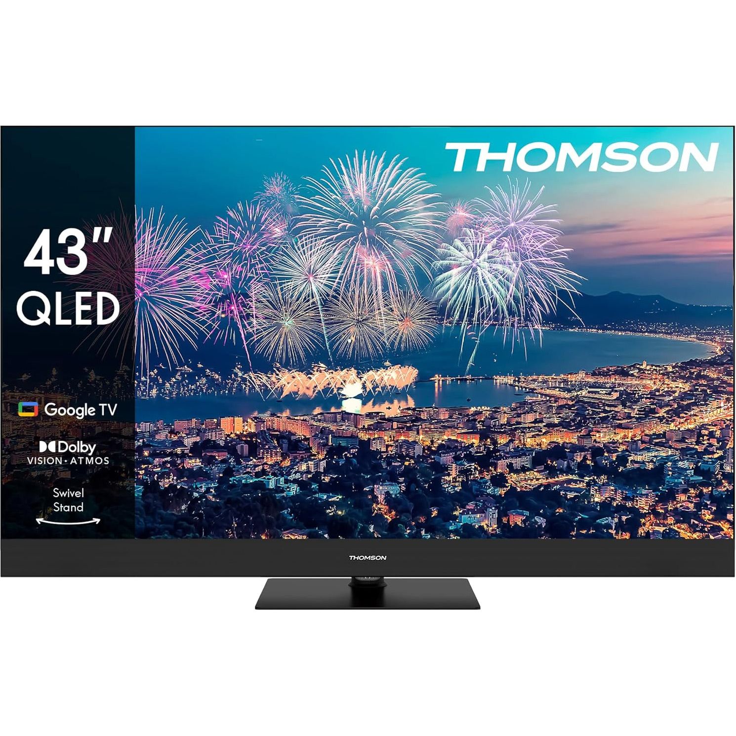 

Телевизор Thomson QG6C14 43` QLED Ultra HD 4K (43QG6C14)