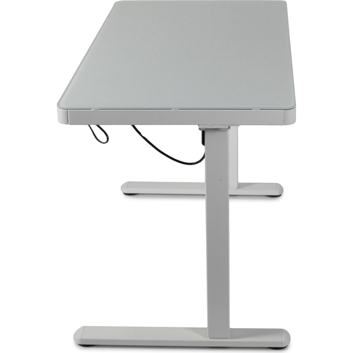 Комп`ютерний ігровий стіл Barsky StandUp white glass 1200x600 (BST-12)