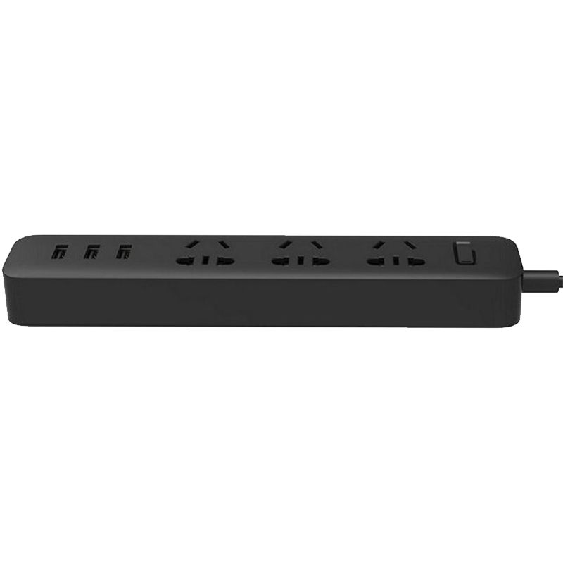 

Мережевий фільтр Xiaomi Mi Power Strip (3 розетки + 3 USB-port) Black