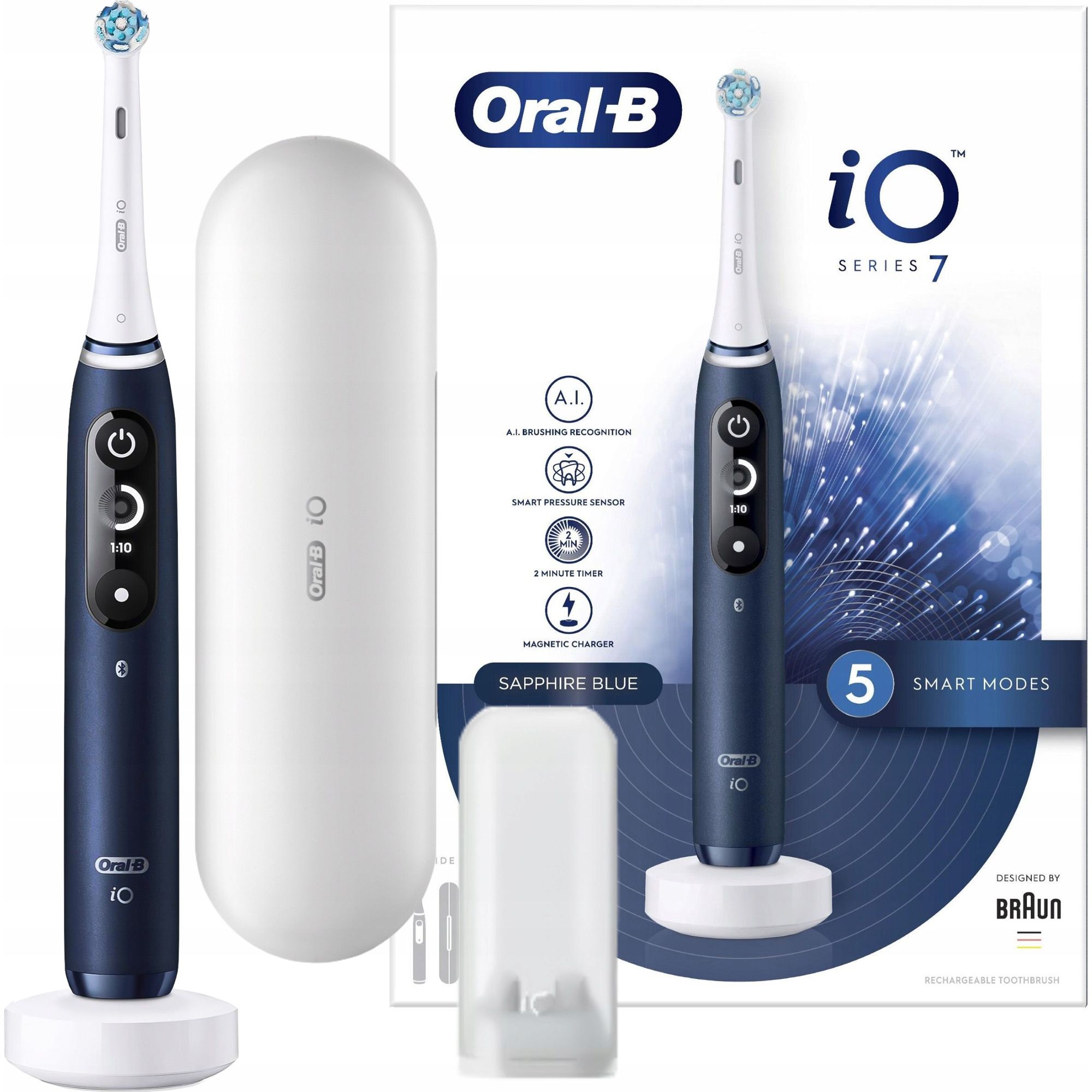 

Електрична зубна щітка Oral-B Series 7 Sapphire Blue