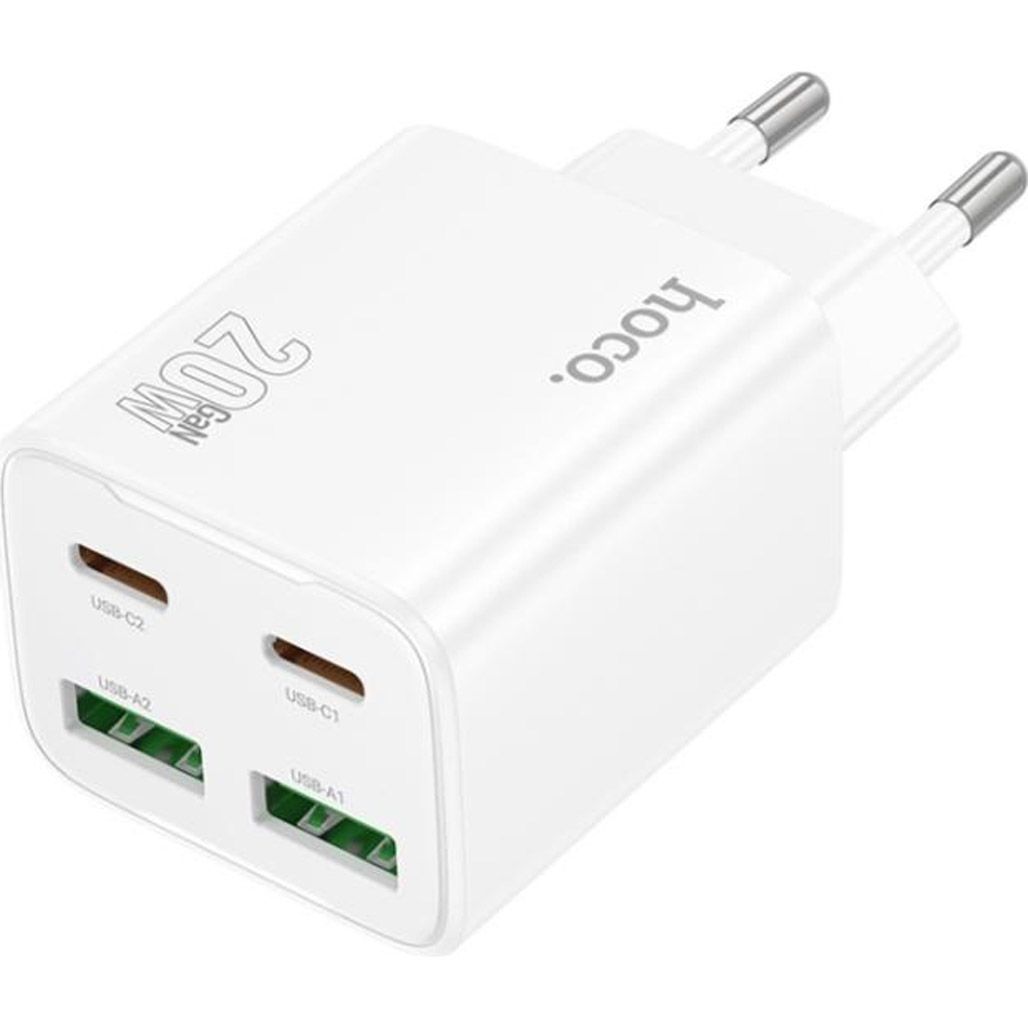

Сетевое зарядное устройство Hoco N55 Fundador 20W White