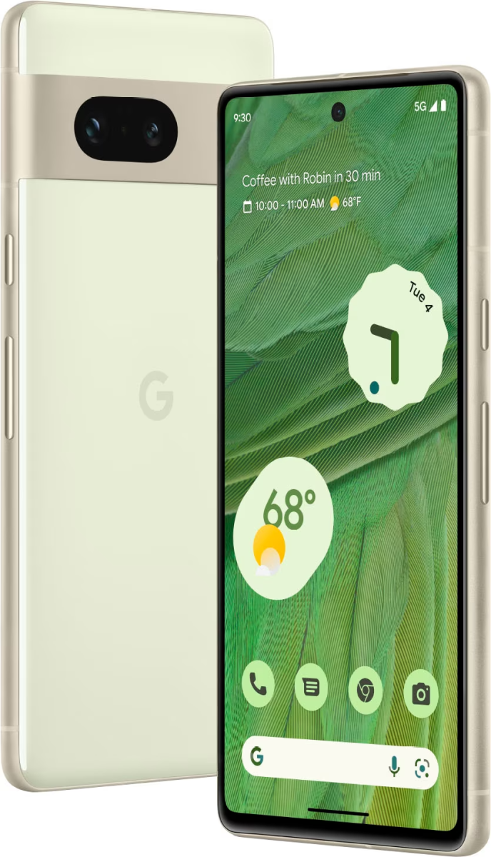Смартфон Google Pixel 7 8/256GB (Lemongrass) 