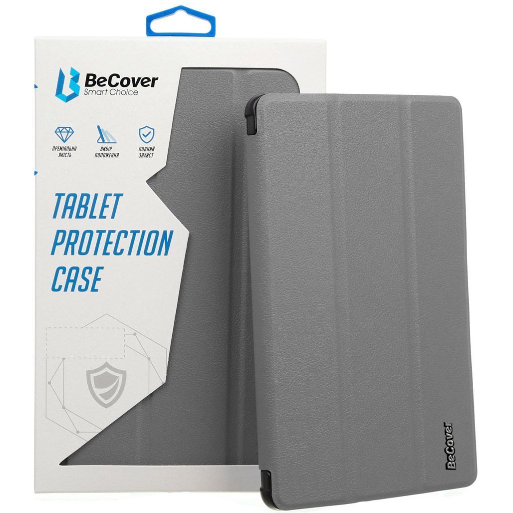 

Чехол-книжка BeCover Smart Case для Lenovo Tab M10 Plus TB-125F (3rd Gen) Gray (708304)