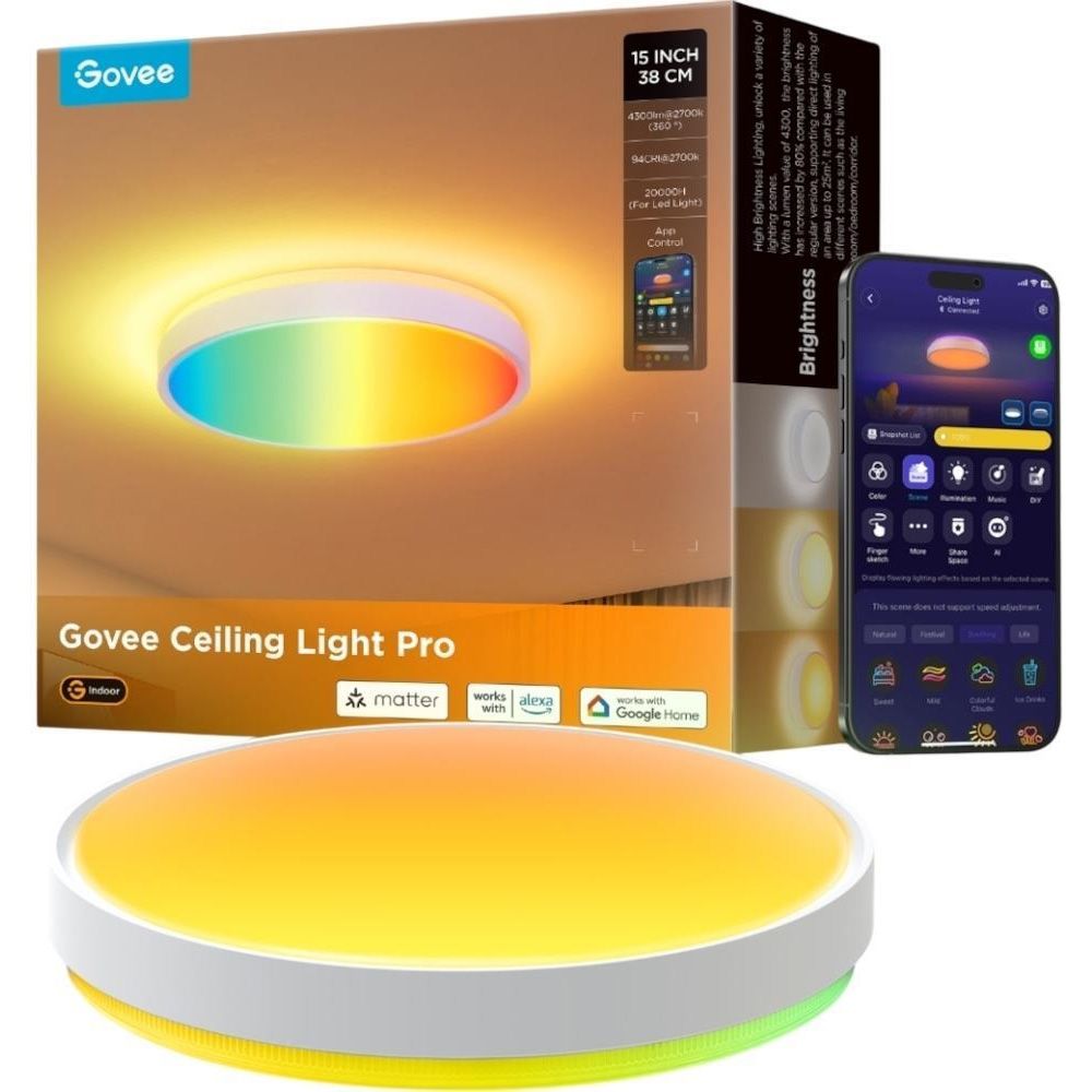 

Стельовий світильник Govee Smart Ceiling Light Pro (H60A6C01)