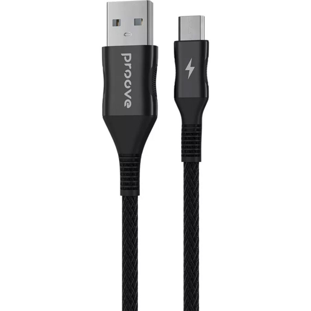 

Кабель Proove Braided Scout USB-A to Micro USB 2.4A 1m Black (CCBS20001301)