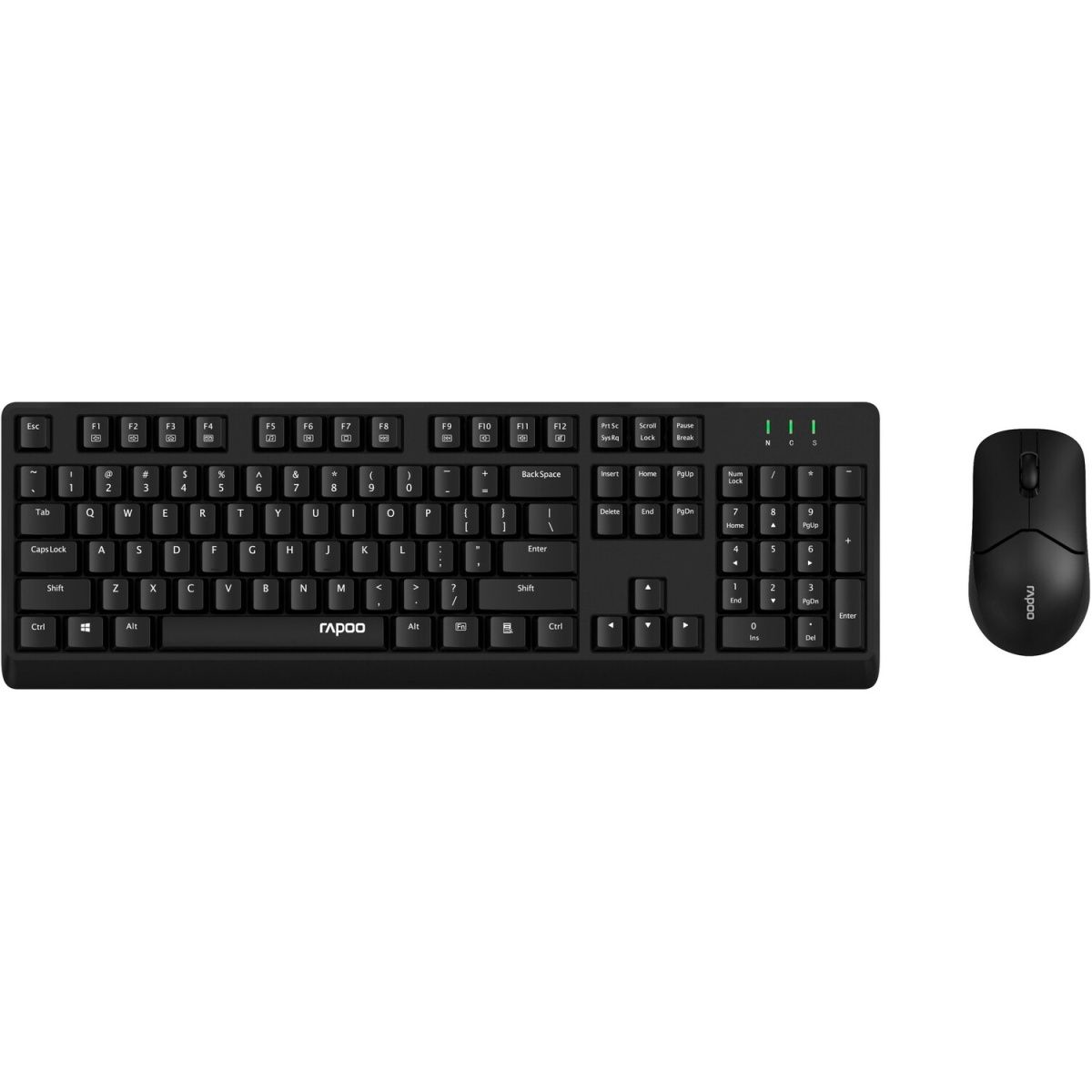 

Комплект (клавіатура + миша) Rapoo X1500S Black