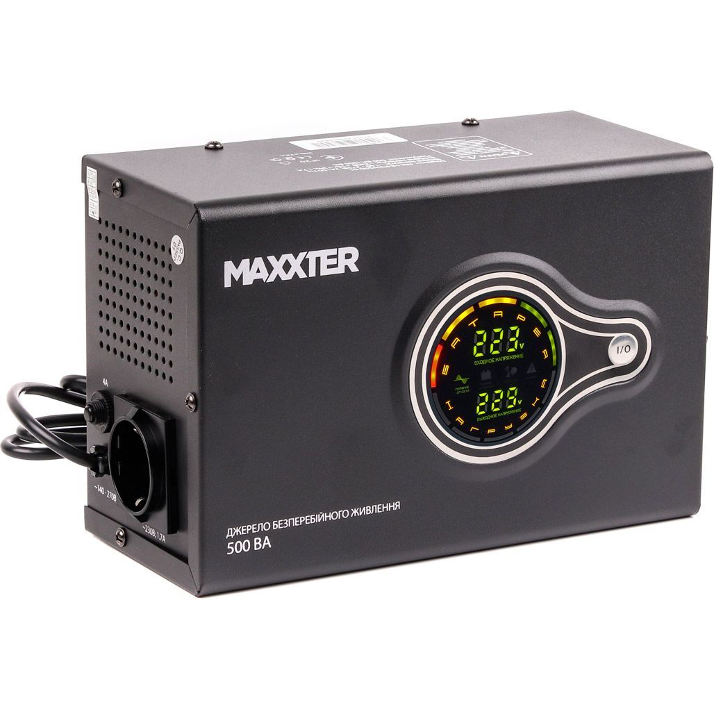 

Джерело безперебійного живлення (ДБЖ) Maxxter MX-HI-PSW500-01