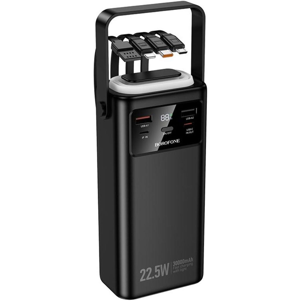 

Внешний аккумулятор Borofone BJ65 30000mAh 22.5W Black