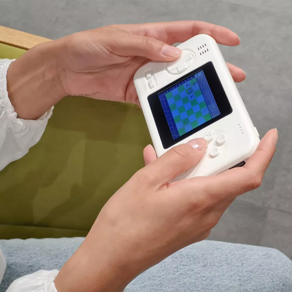 Ретро игровая приставка SUP G-416 Game Box Portable 416-games + Power Bank (White) [77256] 