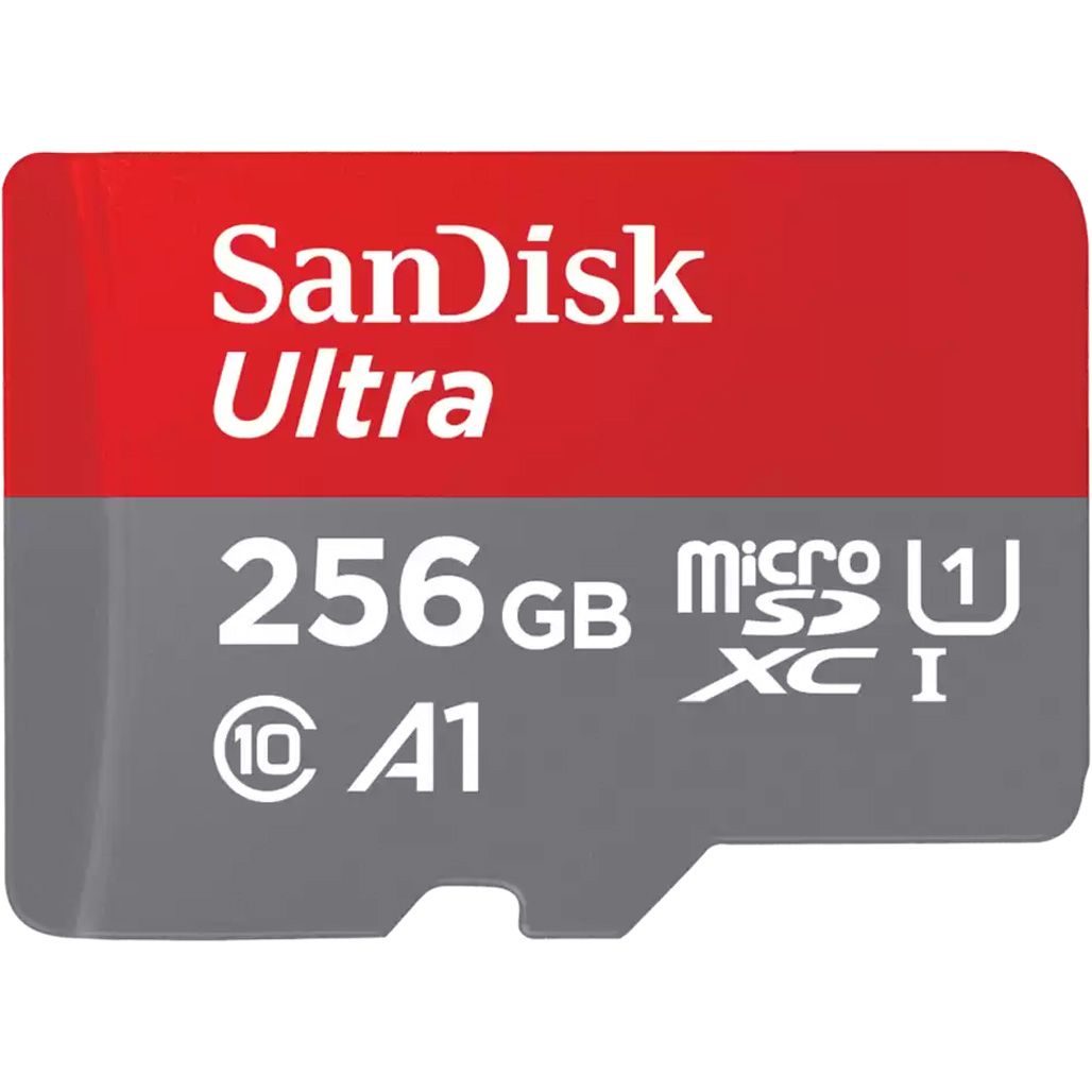 

Карта памяти SanDisk microSDXC 256GB UHS-I Ultra A1 V10 (SDSQUAC-256G-GN6MN)