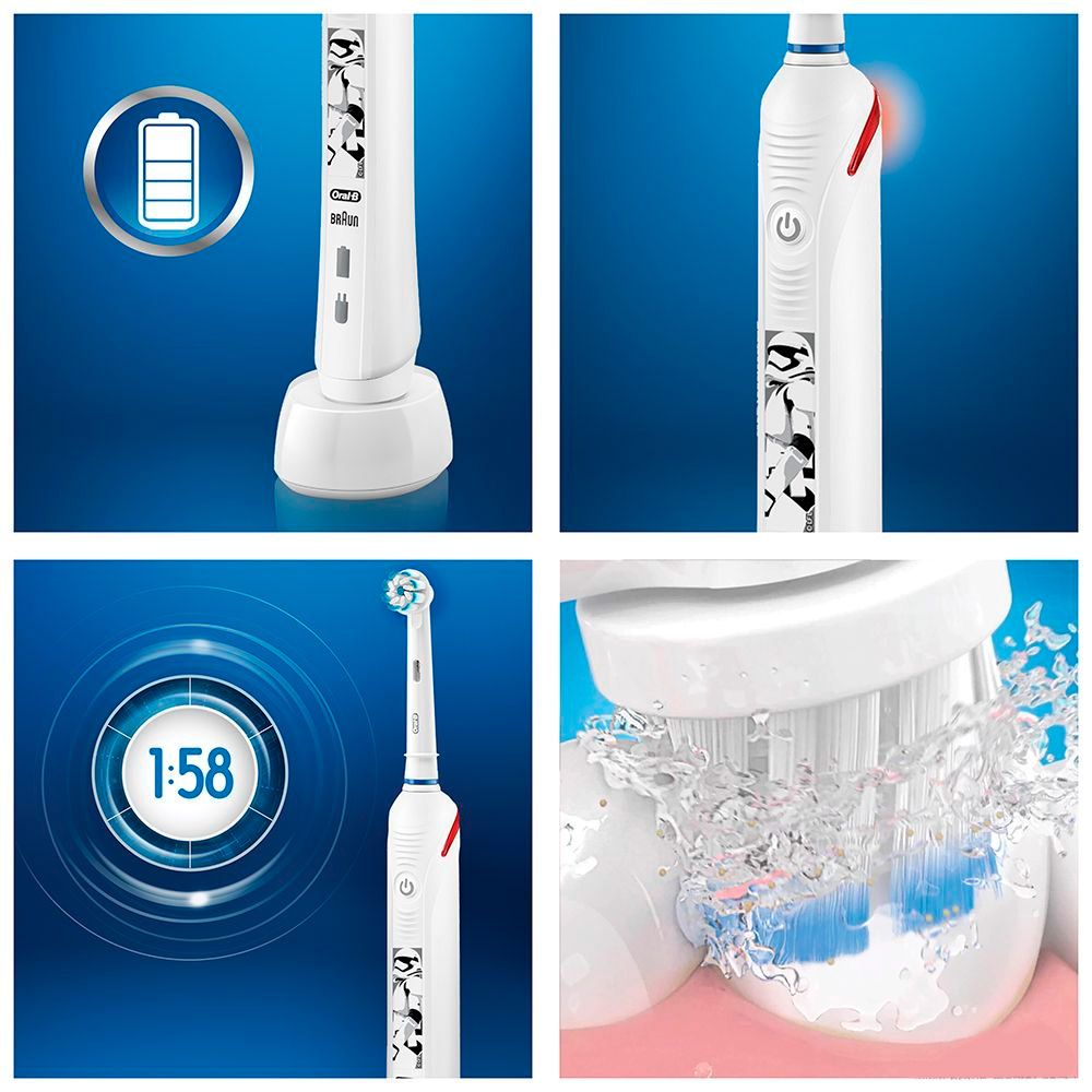 Електрична зубна щітка Oral-B D501.513.2 Junior 6+ Star Wars