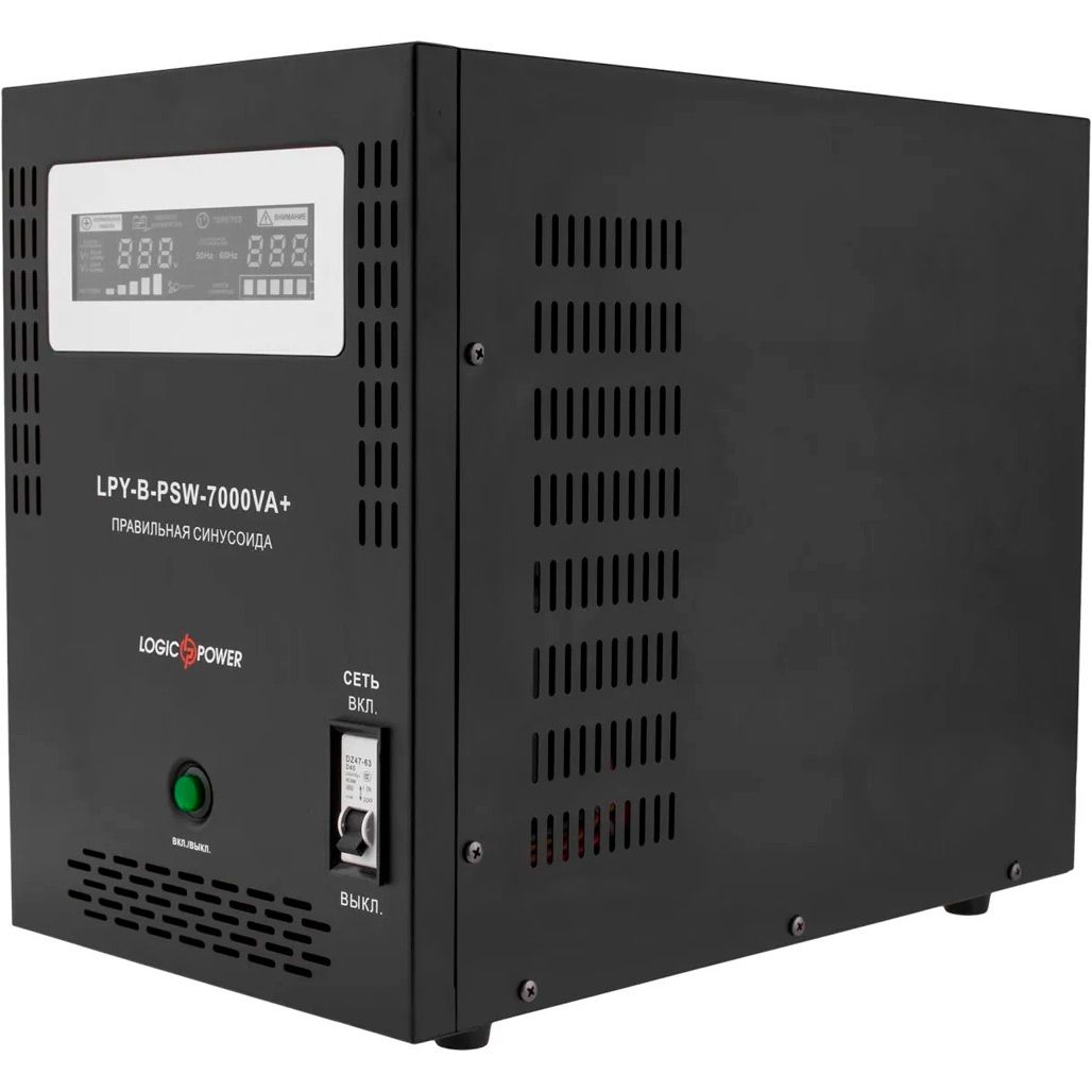 

Источник бесперебойного питания (ИБП) LogicPower LPY-B-PSW-7000VA+ 5000Вт 10A/20A 48V (6616)