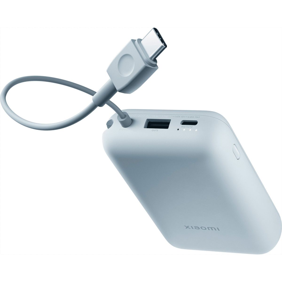 Зовнішній акумулятор Xiaomi Power Bank Integrated Cable 10000mAh 22.5W Blue (BHR9073GL)
