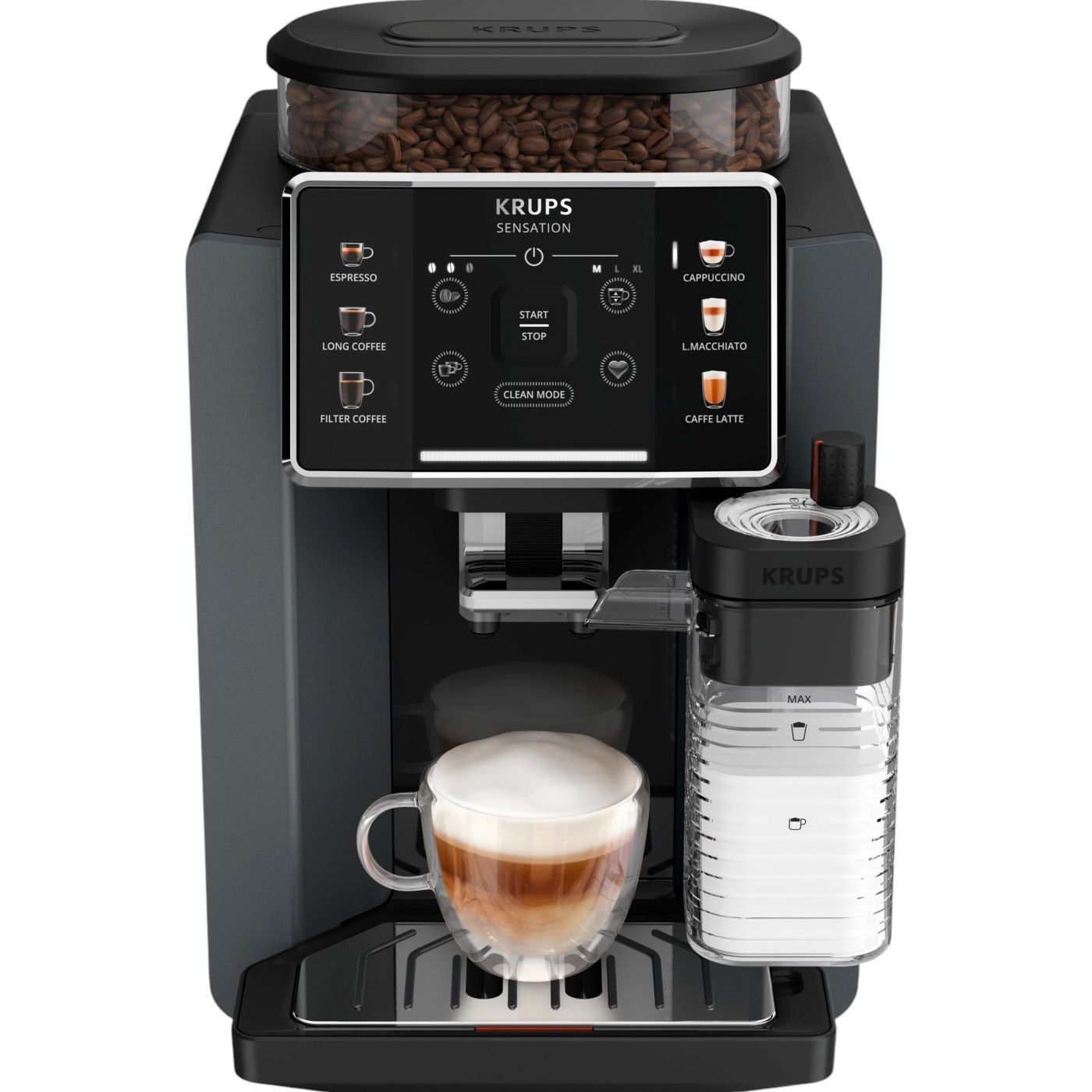 

Кофемашина Krups Sensation Milk M90 EA912B10