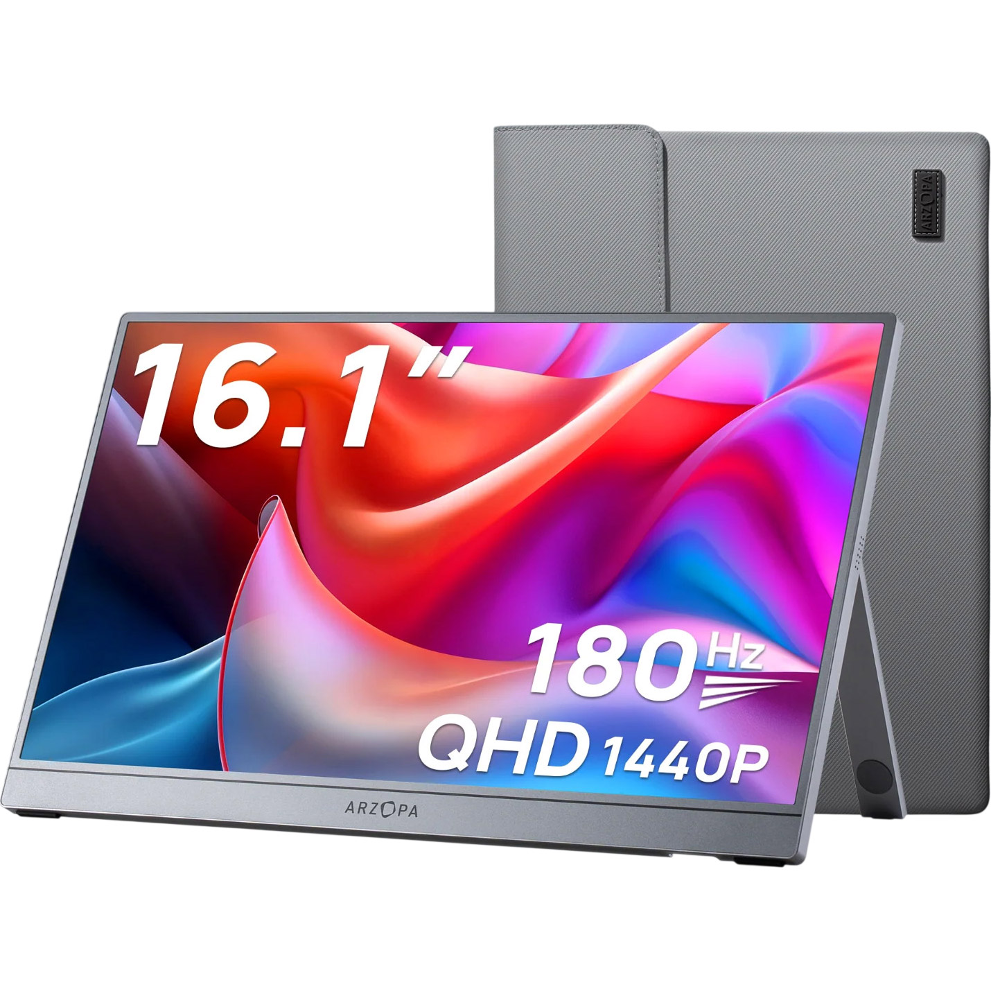 Портативний монітор Arzopa 16.1` Z3FC Grey + Case