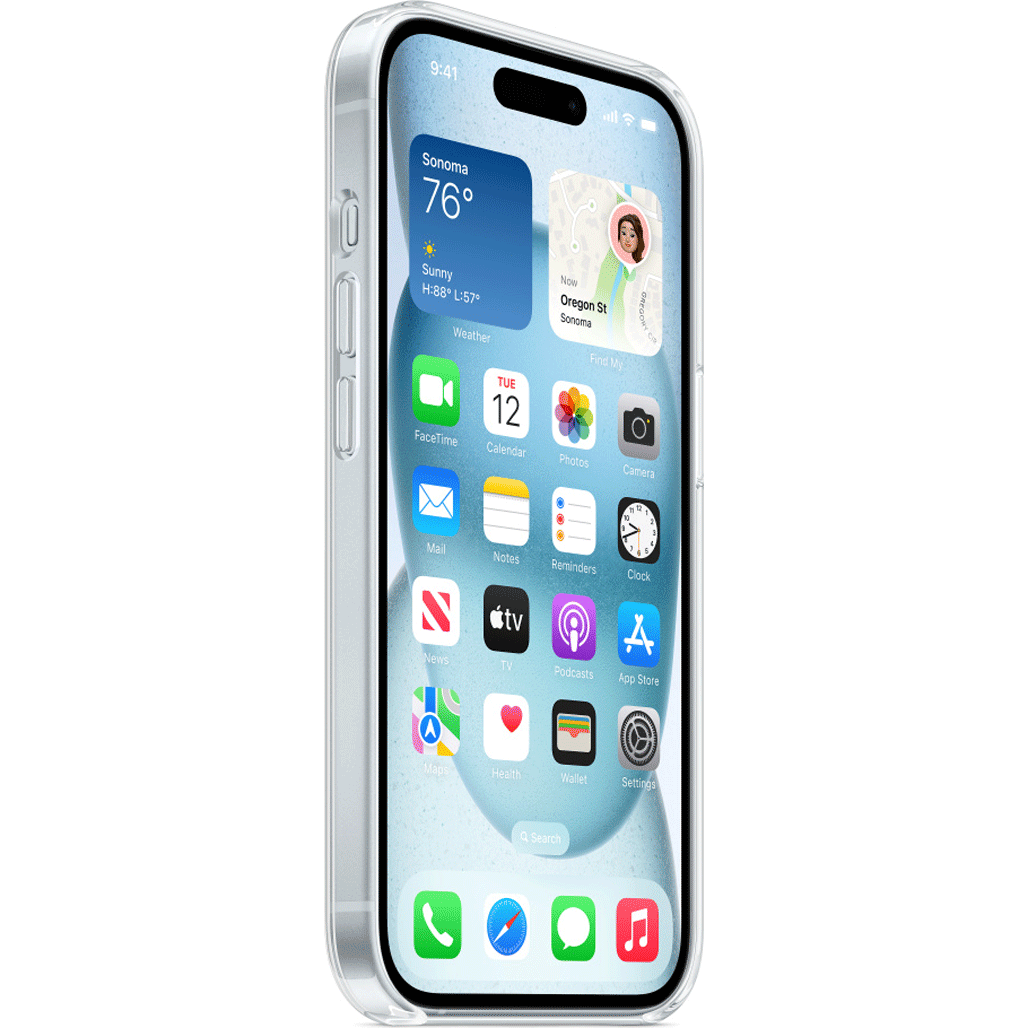 Чохол Apple Clear Case with MagSafe для iPhone 15 Plus Transparent AAA