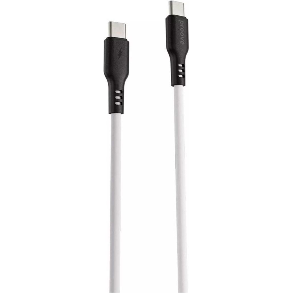 

Кабель Proove Rebirth USB-C to USB-C 60W 1m White (CCRE60002202)