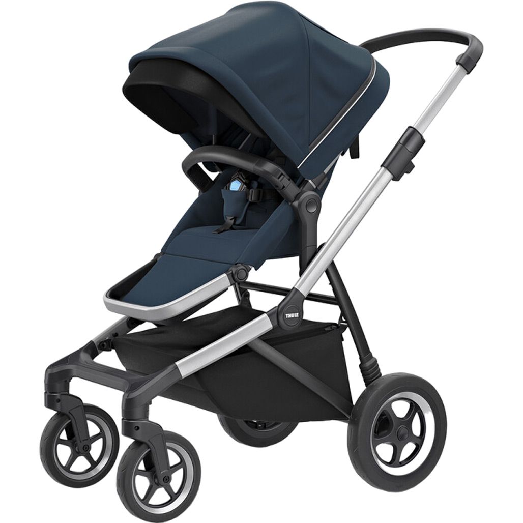 

Дитяча коляска Thule Sleek Aluminum/Navy Blue (11000005)