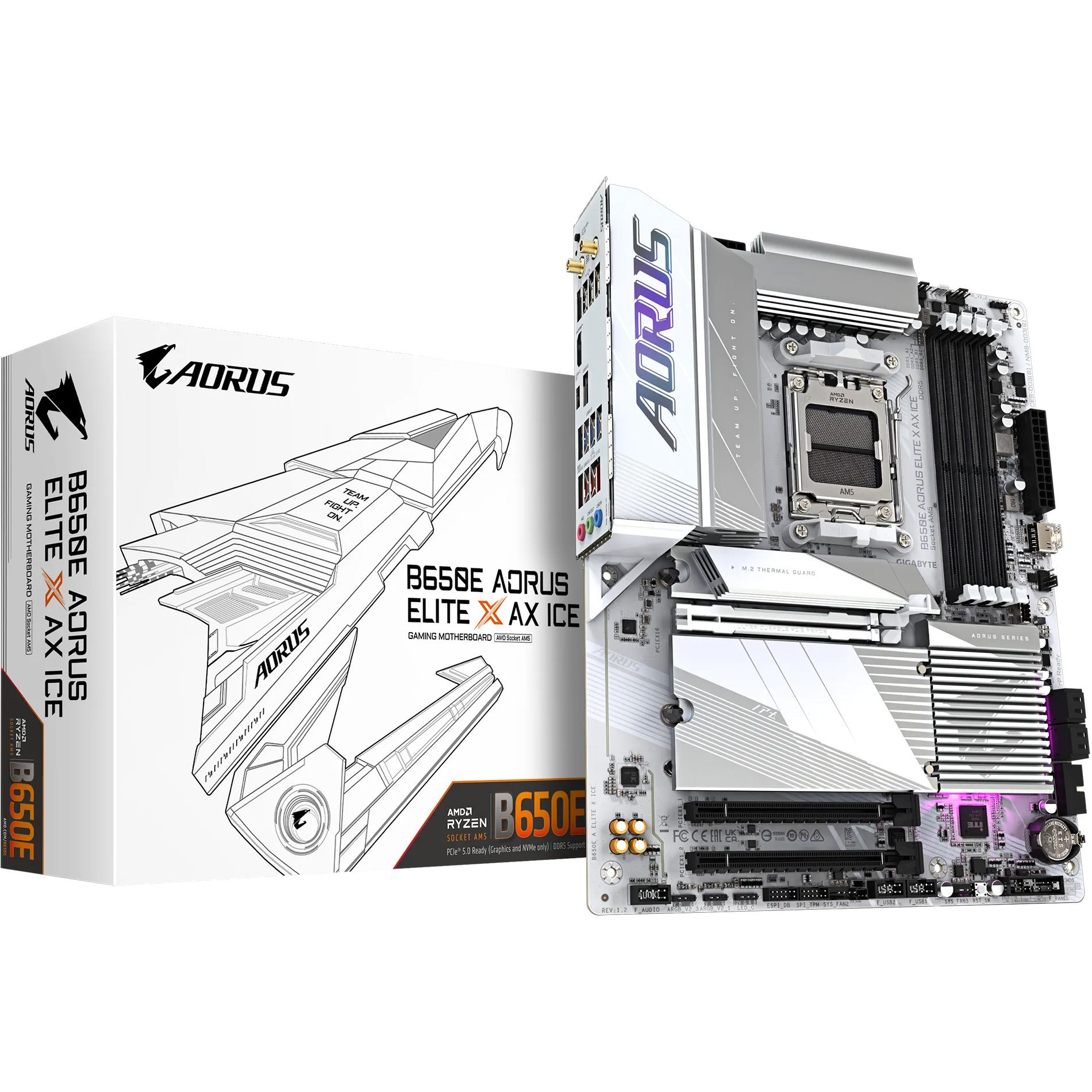 

Материнская плата AORUS B650E Elite X AX Ice