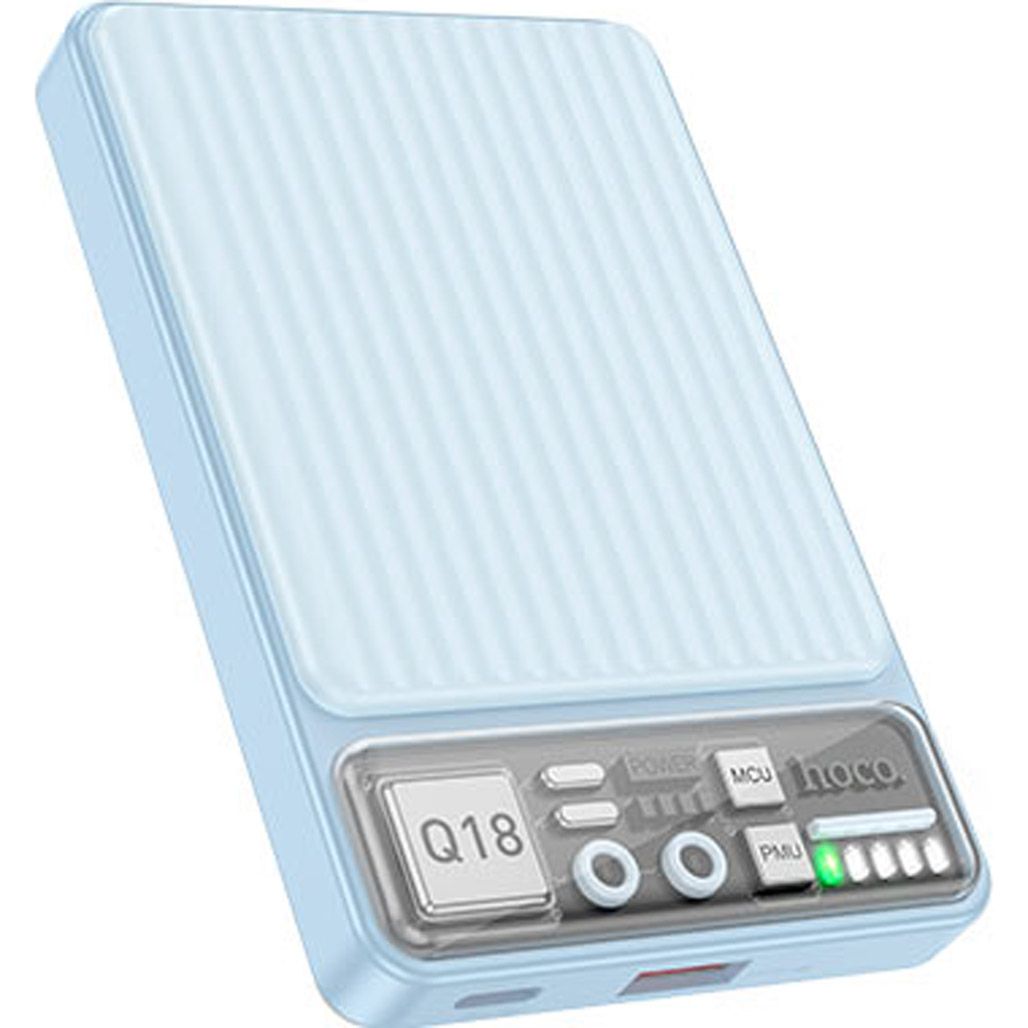 

Зовнішній акумулятор Hoco Q18 Tourer MagSafe 10000mAh 22.5W Blue (605205)