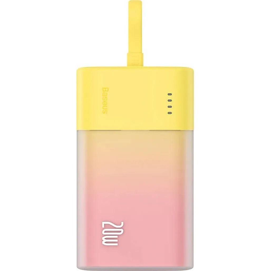 Зовнішній акумулятор Baseus Popsicle Lightning 5200mAh 20W Yellow (P10055600Y12-00)
