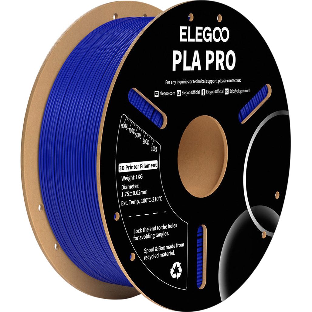 

Филамент для 3D-принтеров Elegoo PLA PRO 1kg Blue (50.203.0191)