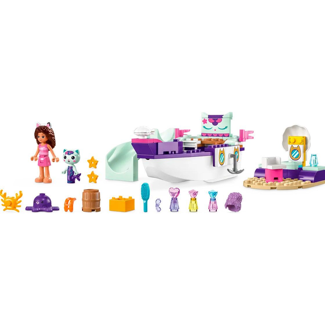 Конструктор LEGO Gabby`s Dollhouse Корабель і спа Ґаббі та Нявки (10786)