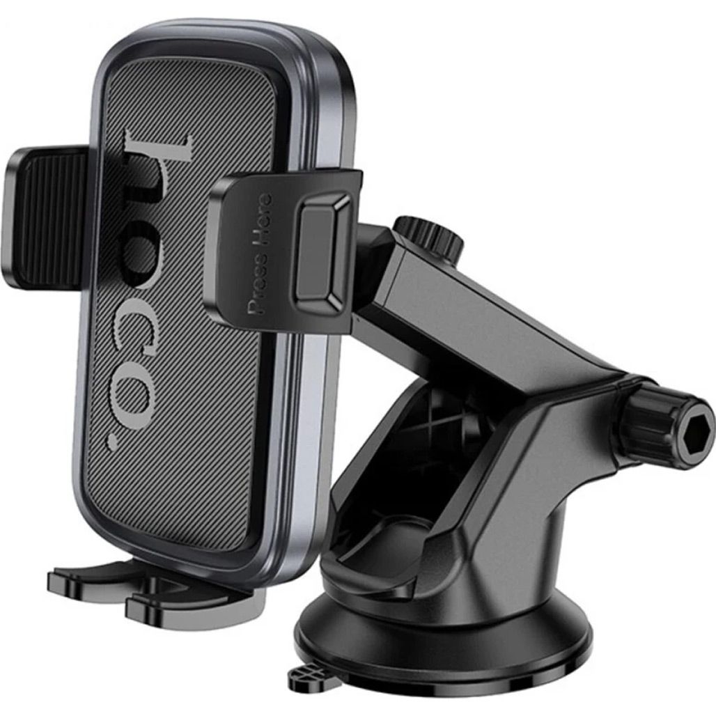 

Автодержатель Hoco H79 Vista Black Metal Gray