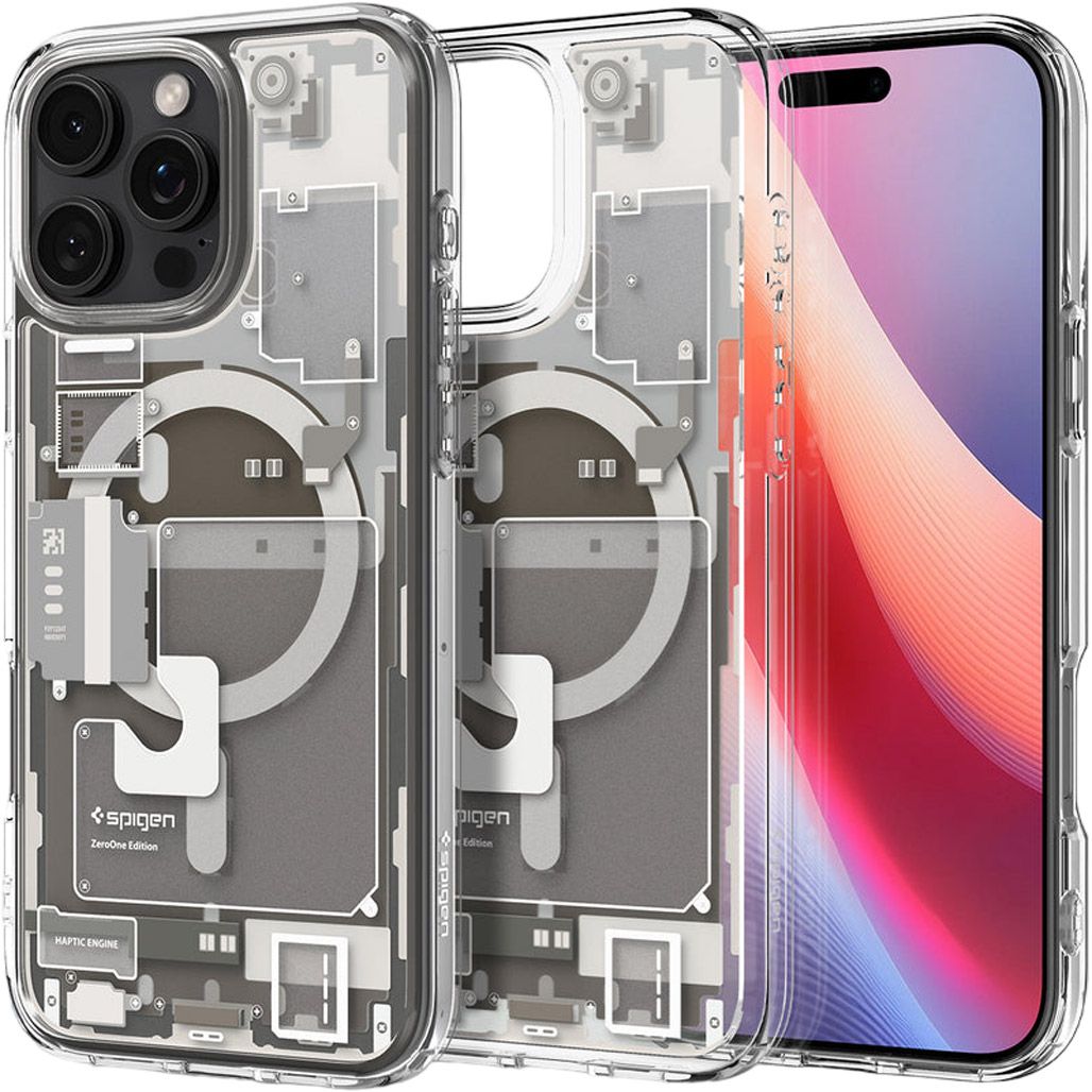 Чохол Spigen Ultra Hybrid with MagSafe для Apple iPhone 16 Pro Zero One Natural Titanium (ACS08137)