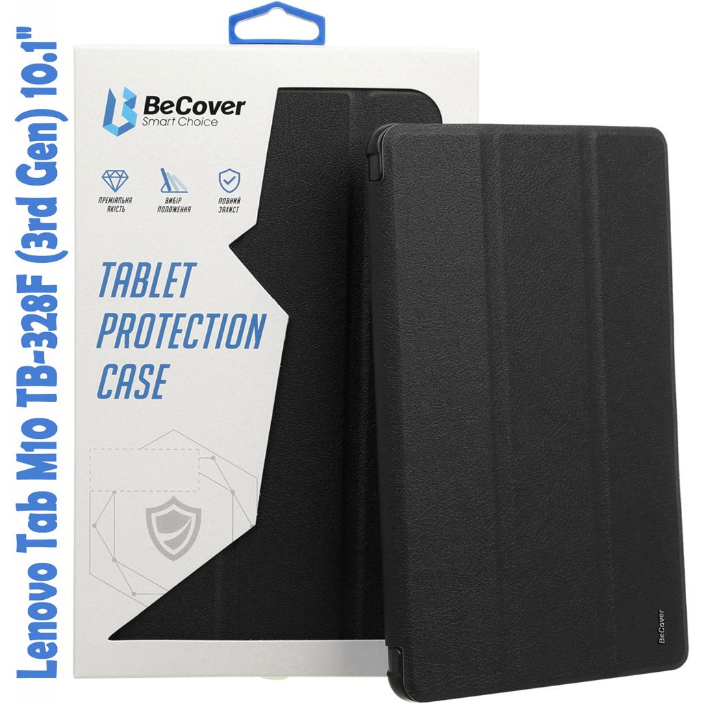 

Чехол-книжка BeCover Smart Case для Lenovo Tab M10 TB-328F (3rd Gen) Black (708281)