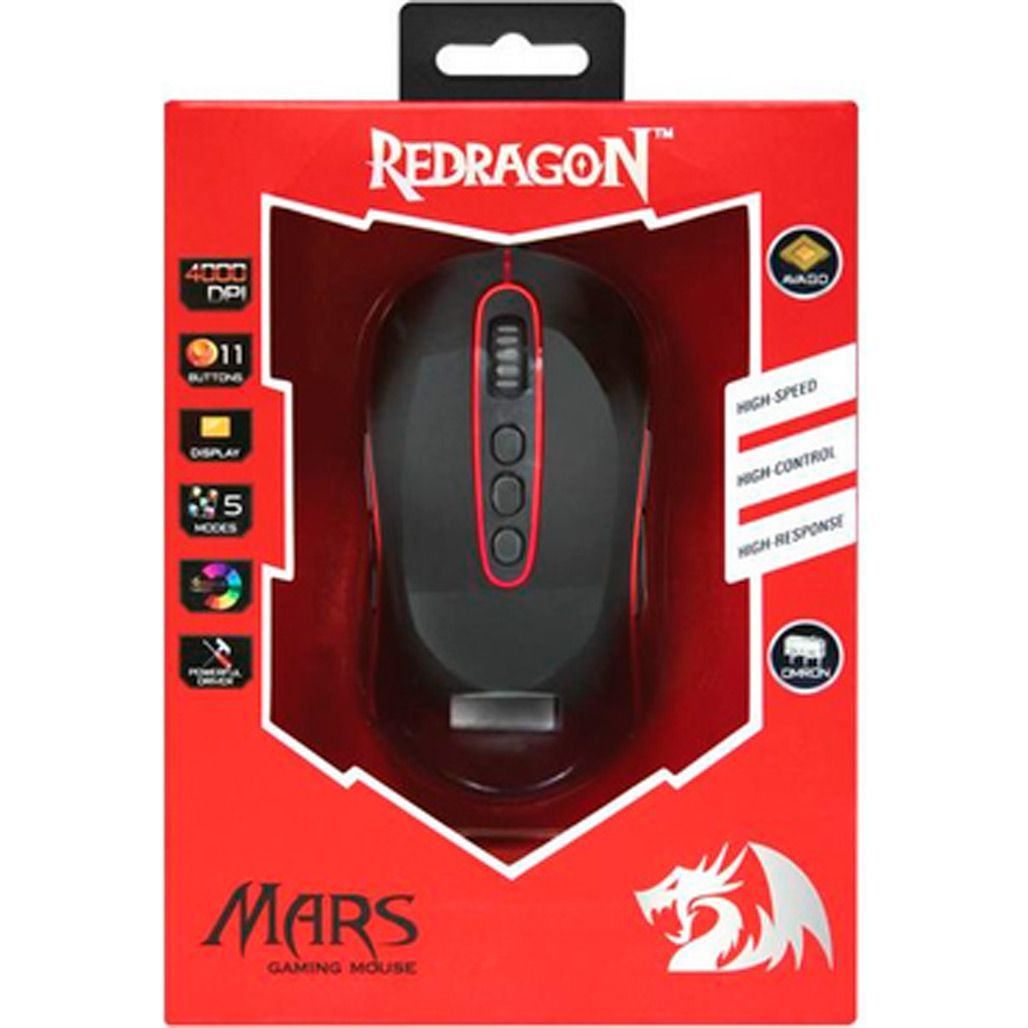 Миша Redragon Mars TFT Black/Red (74846)