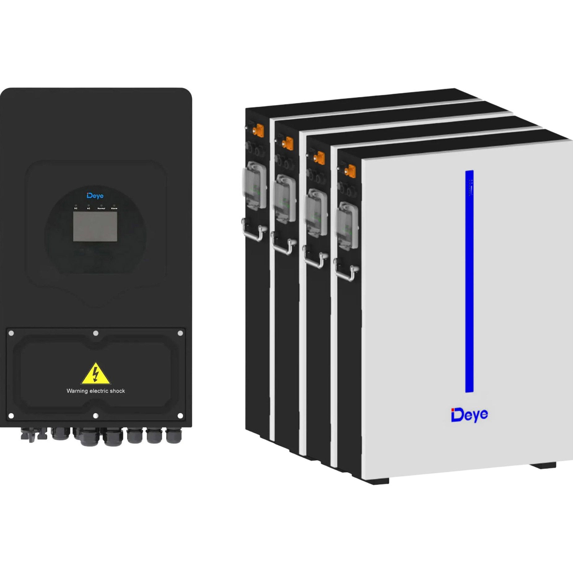 

Система хранения энергии Deye SUN-5K-SG03 Black 5kW + 4 АКБ RW-M6.1-B 24.5kWh (51.2V/120Ah/6144Wh)