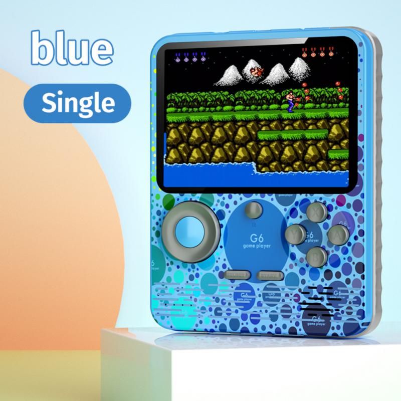 Ретро ігрова приставка SUP G6 Game Box Portable 500-games + Powerbank Blue 