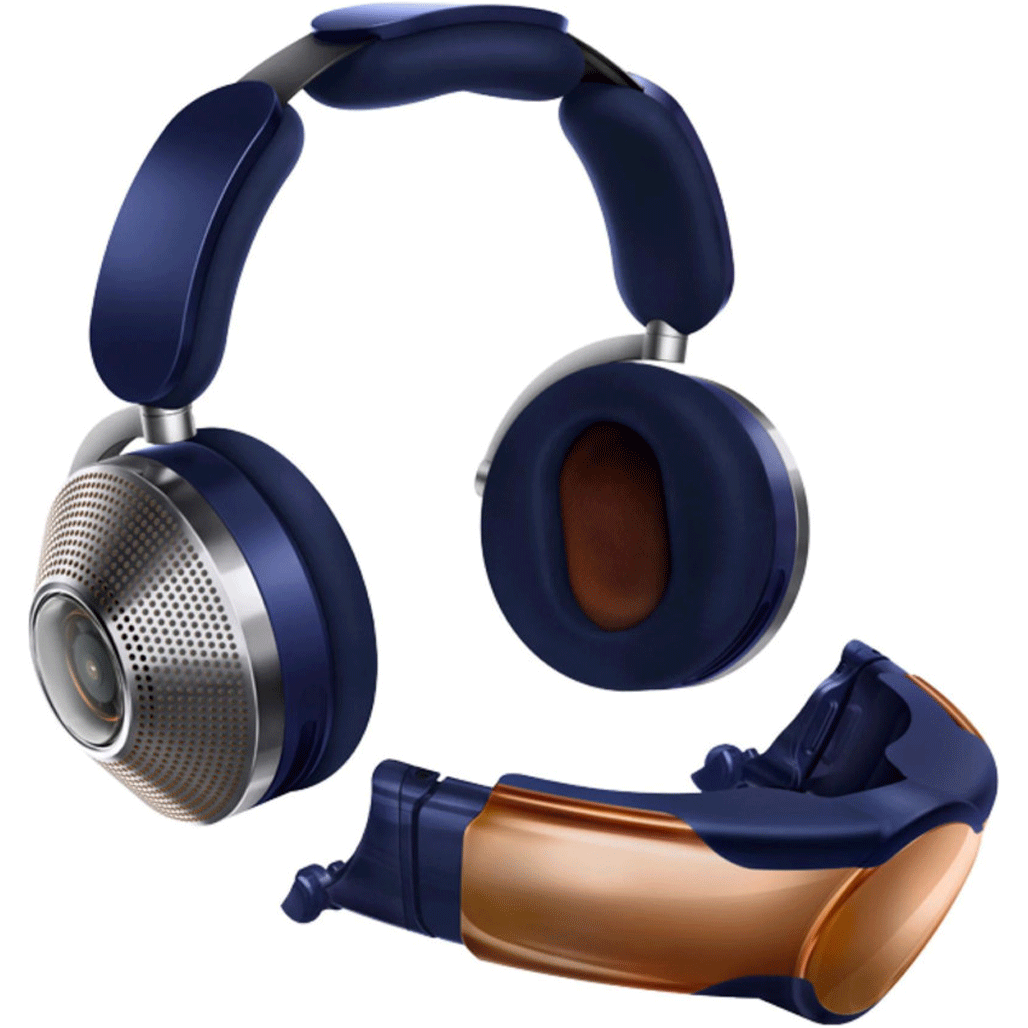 Навушники з вбудованим очищувачем повітря Dyson Zone Absolute Prussian Blue/Bright Copper (376067-01)