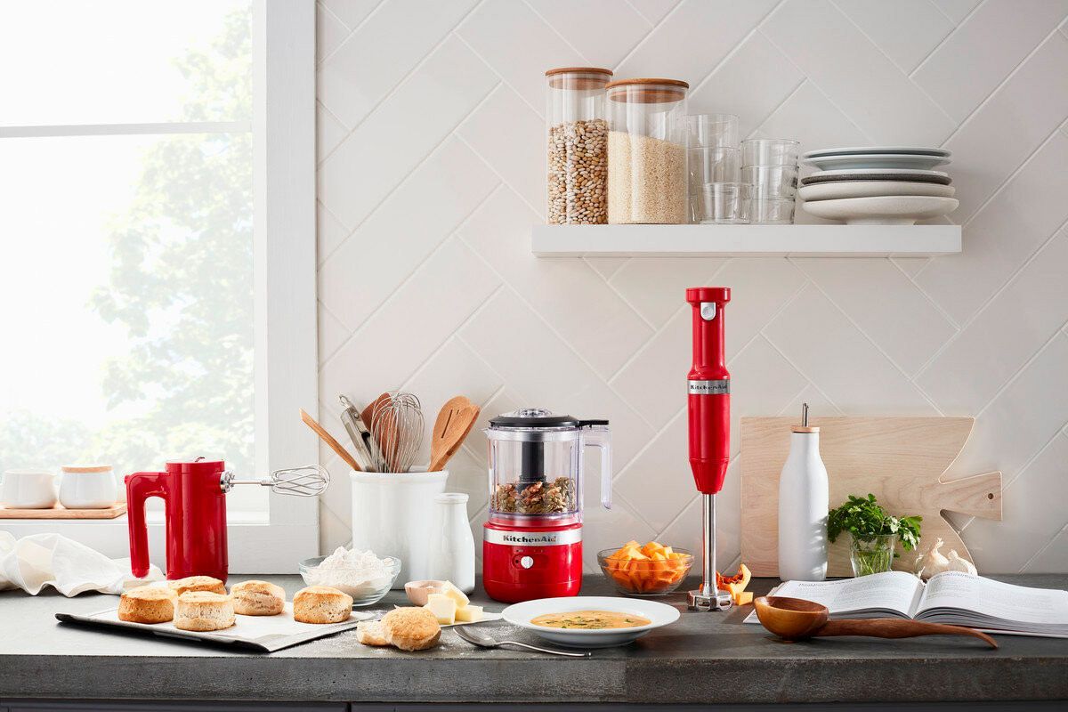 Кухонний комбайн KitchenAid Cordless 5KFCB519 Empire Red (5KFCB519EER)