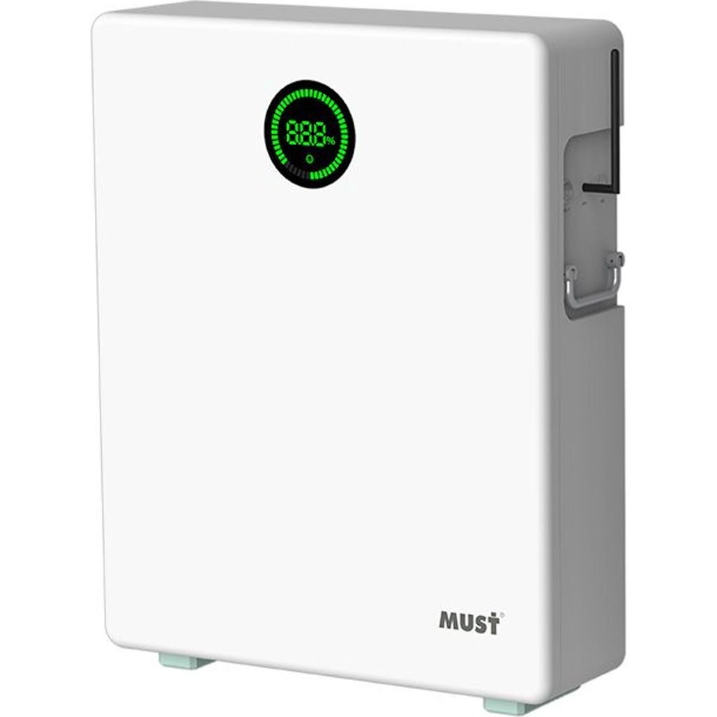 

Акумулятор Must LiFePO4 48V (51.2V/100Ah/5120Wh) (LP28-48100)