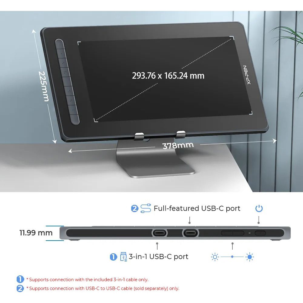 Графічний монітор XP-Pen Artist 13 2nd Gen Black