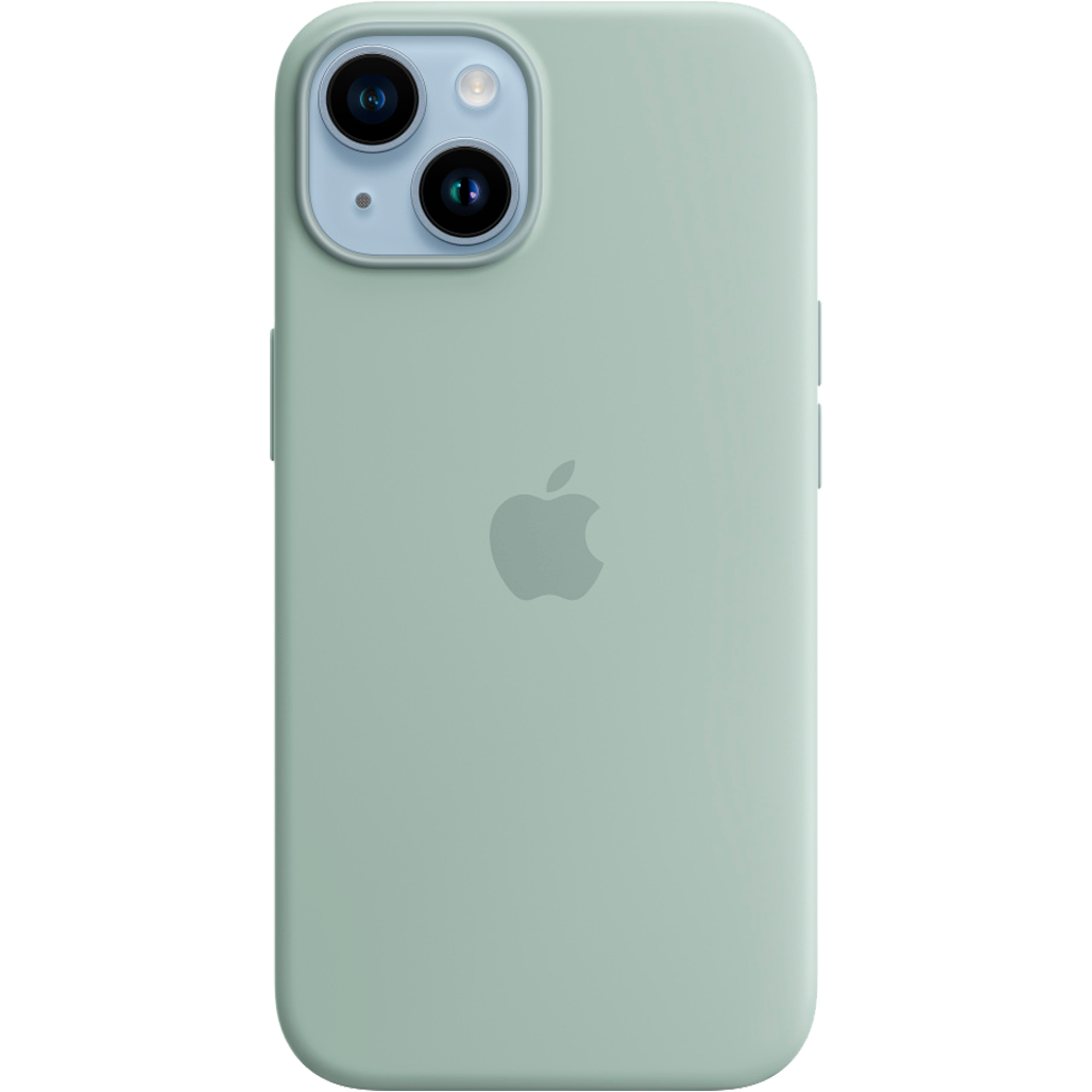 

Чехол Silicone Case with MagSafe для Apple iPhone 14 Succulent ААА