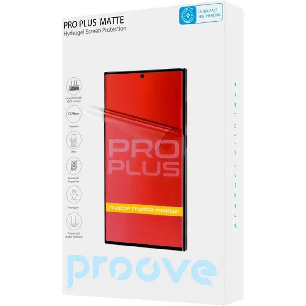 

Гидрогелевая защитная пленка Proove Hydrogel Screen Protection Pro Plus Size S Matte (GGPP22001150)