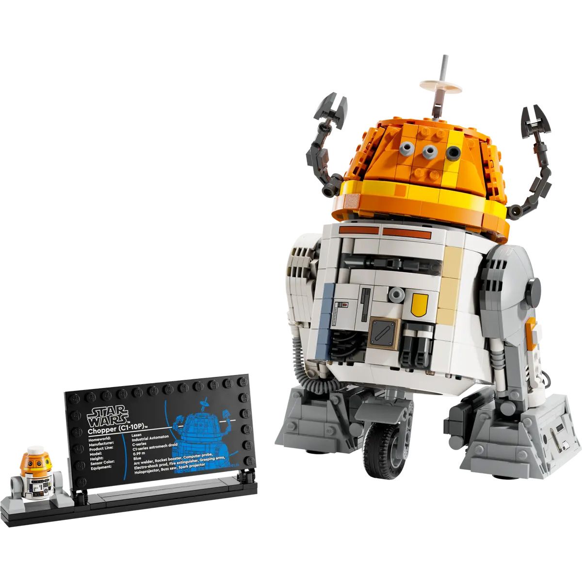 

Конструктор LEGO Star Wars Чоппер (C1-10P) Дроид-астромеханик (75416)