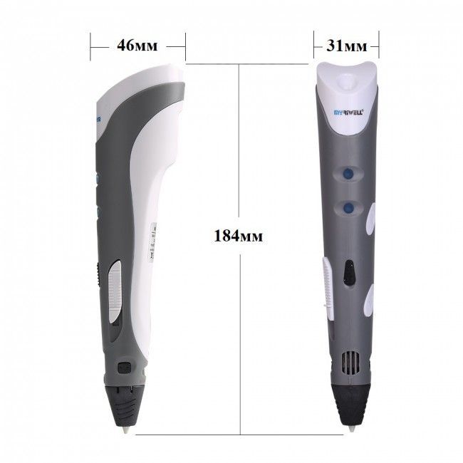 3D-Ручка Myriwell RP-100A (Gray)