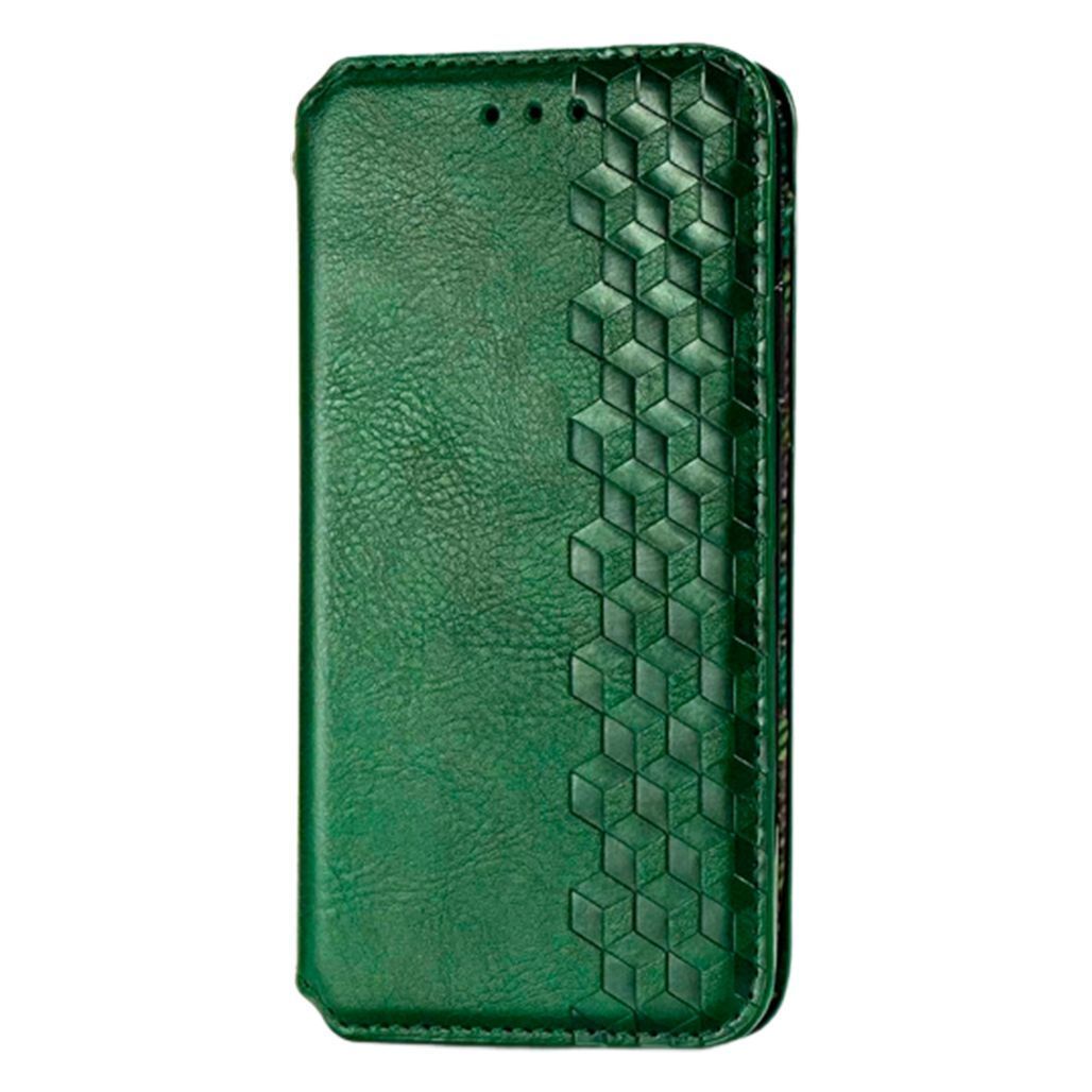 

Чехол-книжка GETMAN Cubic Cover Case для Xiaomi Redmi 9A / 9AT (Green)