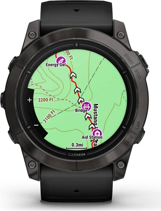 Смарт-годинник Garmin Epix Pro (Gen 2) Sapphire Edition 47mm Carbon Gray DLC Titanium with Black Band (010-02803-10)