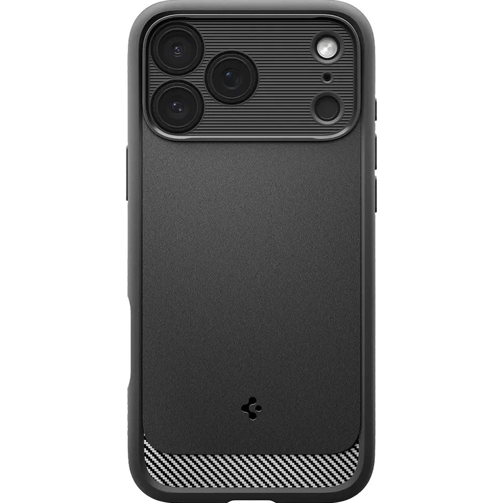 

Чохол Spigen Rugged Armor with MagSafe для Apple iPhone 17 Pro Max Matte Black (ACS10263)