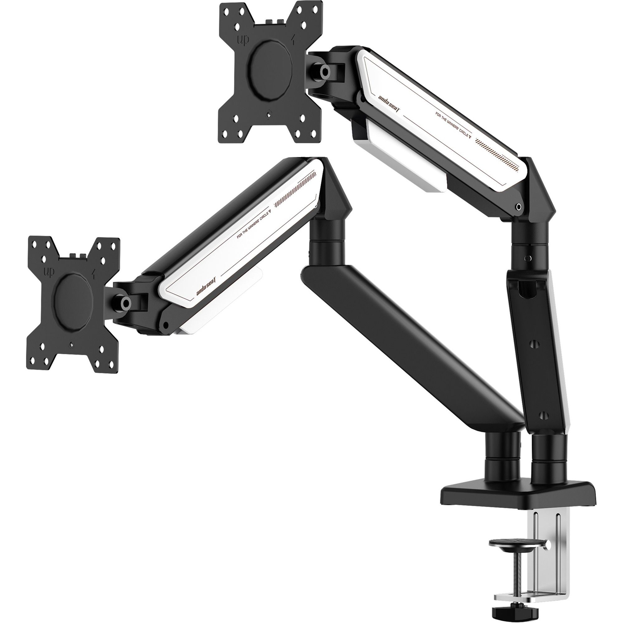 

Настольное крепление для монитора Anda Seat Stealth II Duo Black White (AD-W-A6D-2S-BW)