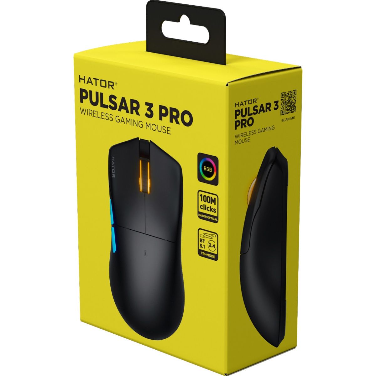 Миша Hator Pulsar 3 Pro Wireless Black (HTM640) 