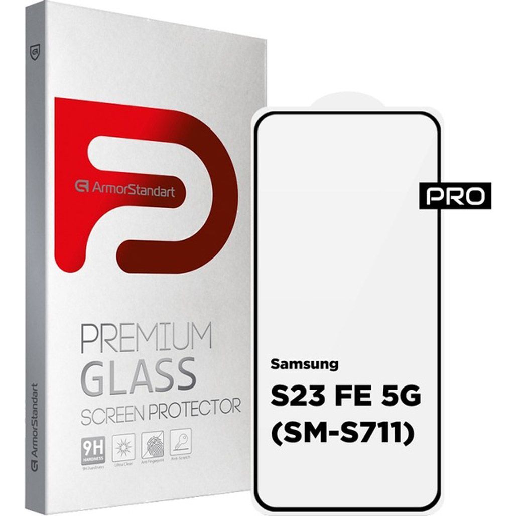 

Защитное стекло ArmorStandart Pro Glass для Samsung S23 FE 5G Black (ARM69576)