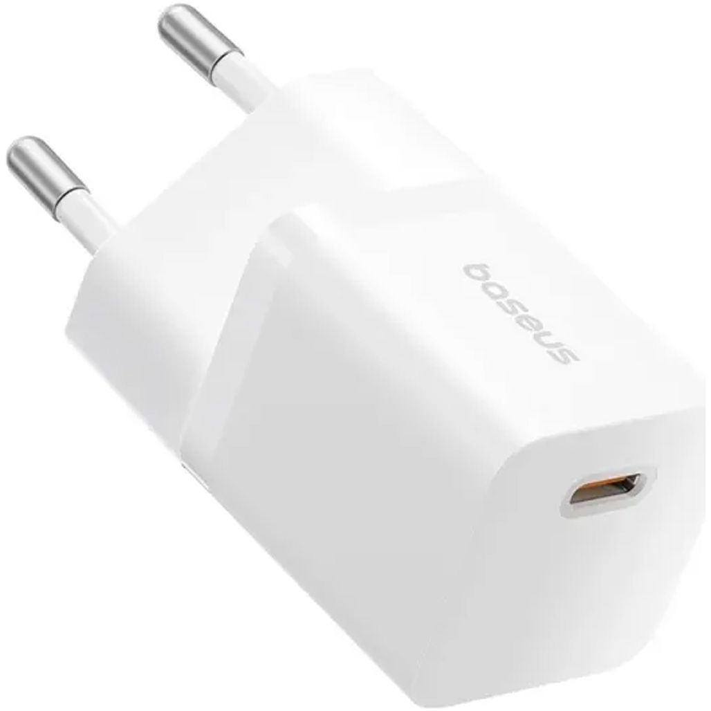 

Мережевий зарядний пристрій Baseus GaN5 Mini Fast Charger Type-C 25W White (P10110909213-00)