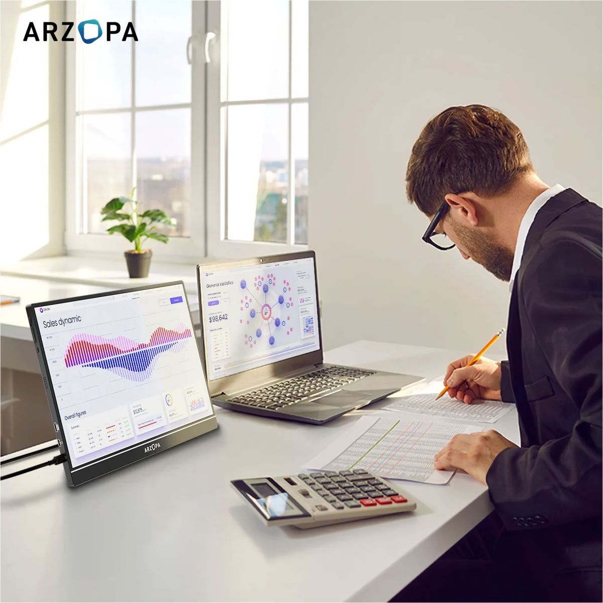 Портативний монітор Arzopa 16