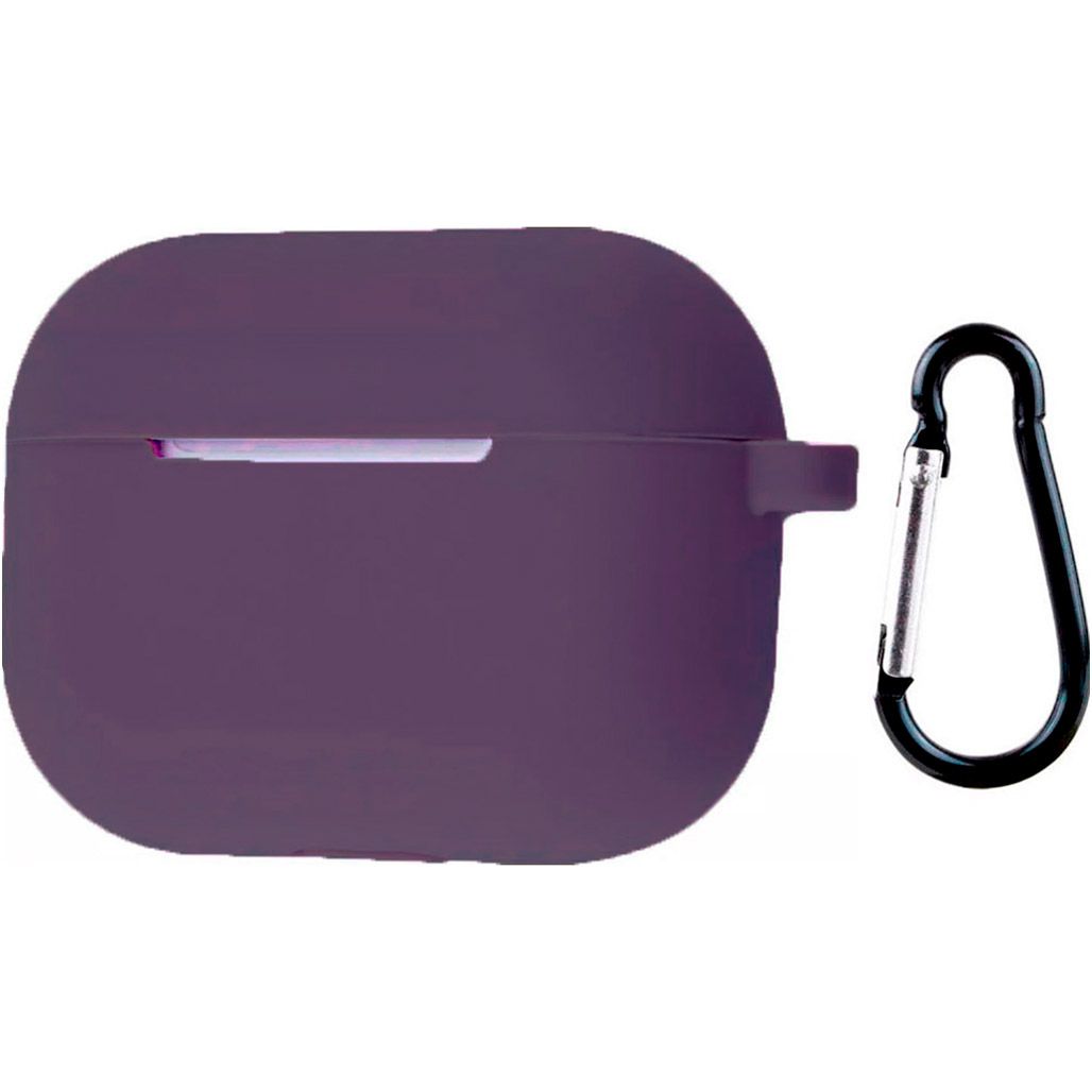 

Чохол Silicone Case + Carbine для Apple AirPods Pro 2 Elderberry